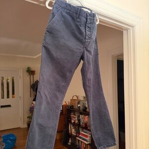 Norse Projects Men's Grey and Blue Trousers